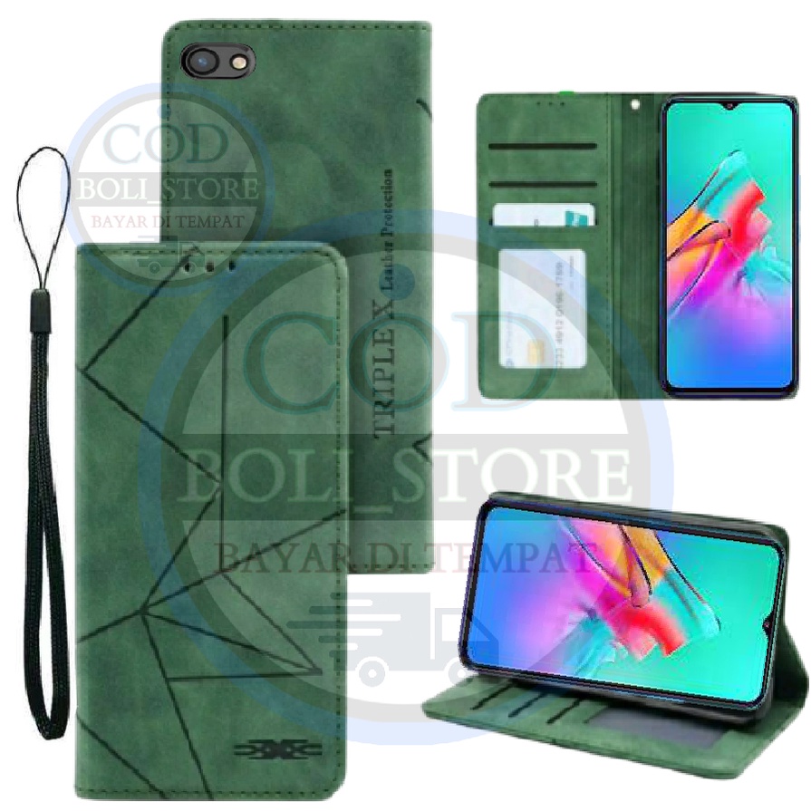 CASE HP VIVO y71 Flip Case Flip Motif Dompet Casing HP Flip Motif Wallet Leather Cover VIVO y71