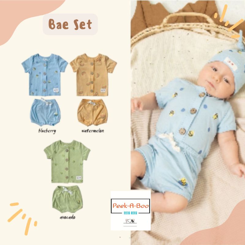 PEEK A BOO BABY SHOP - Bohopanna Bae Set / Bae Set Bohopanna / Bae Set x The Overtee / Setelan Anak 