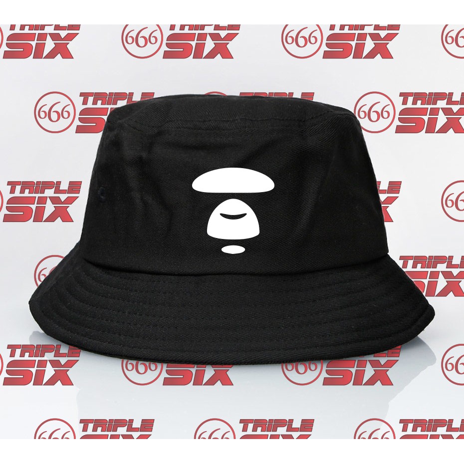 Topi Bucket Bathing Ape Face