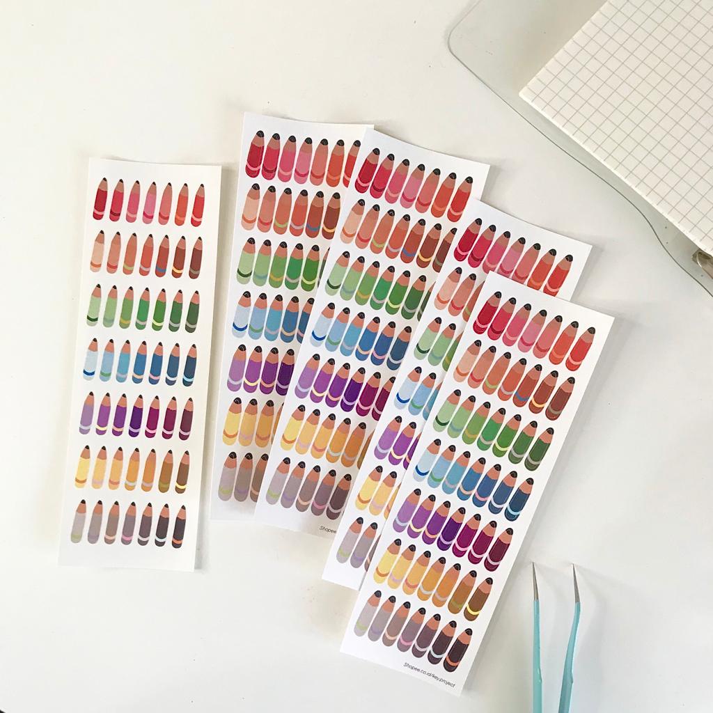 

Sticker pencil/ stiker pensil untuk dekorasi jurnal