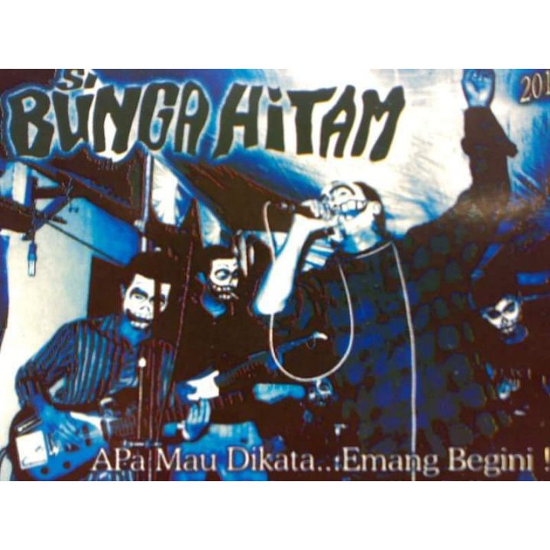 Poster Si Bunga Hitam Bunga Hitam GIGS Punk