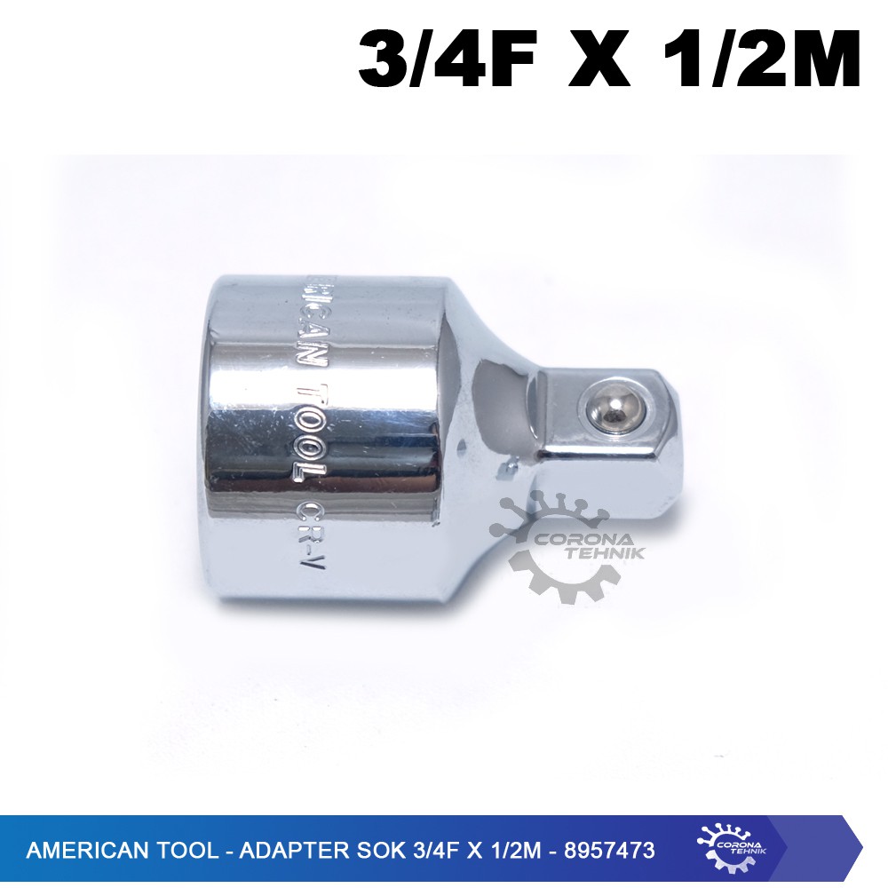 Adapter Sok 3/4F x 1/2M - American Tool - 8957473