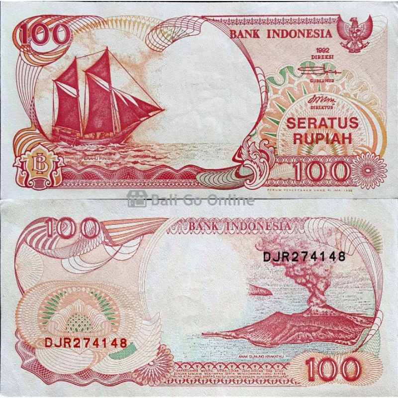Koleksi Uang Kertas RP100 1992