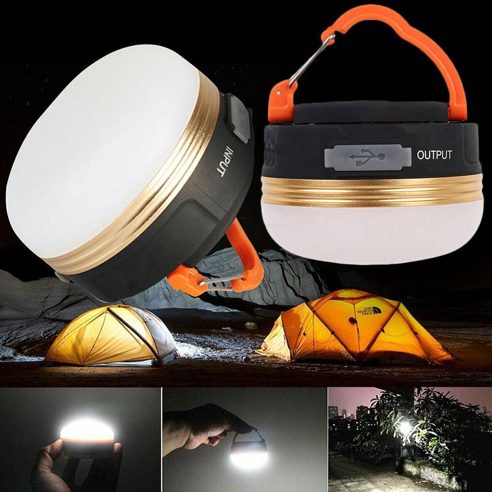 Lampu Camping Pengisian USB 3mode/lampu Tenda Outdoor 5LED/senter Gantung Darurat/Lampu Mini Untuk Memancing Atau Rumah/Lampu Darurat Pengerjaan Luar Ruangan Portabel