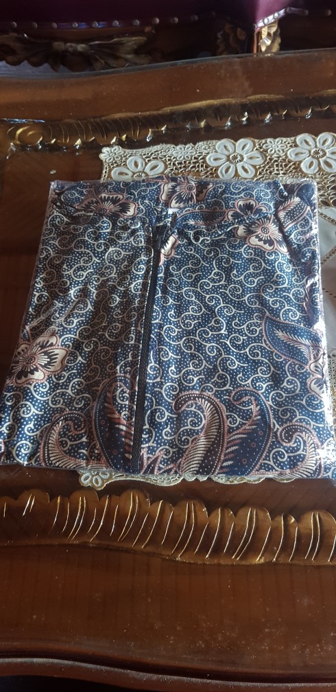 All Zipper Tunik Batik Modern M - Jumbo