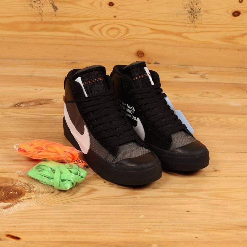 off white x nike blazer black