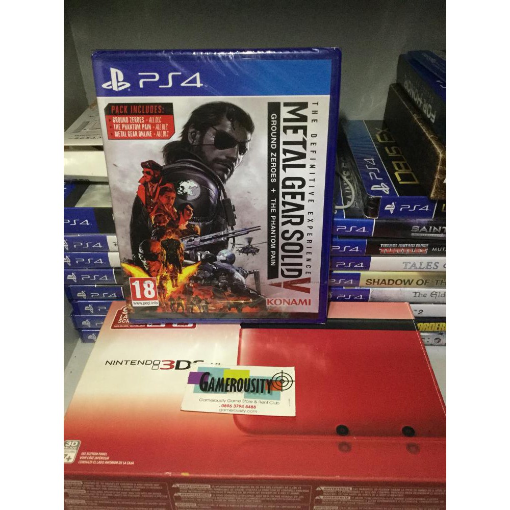 Metal Gear Solid V Definitive Edition new sealed region 2 english ps4 Limited