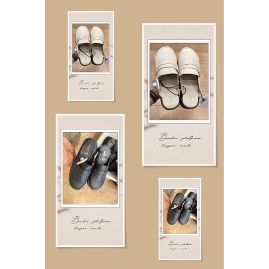 SANDAL RUBI- BRODIE PLATFORM MULE - SANDAL WANITA