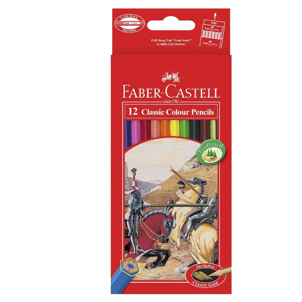 

Faber-Castell Classic Colour Pencils 12 L