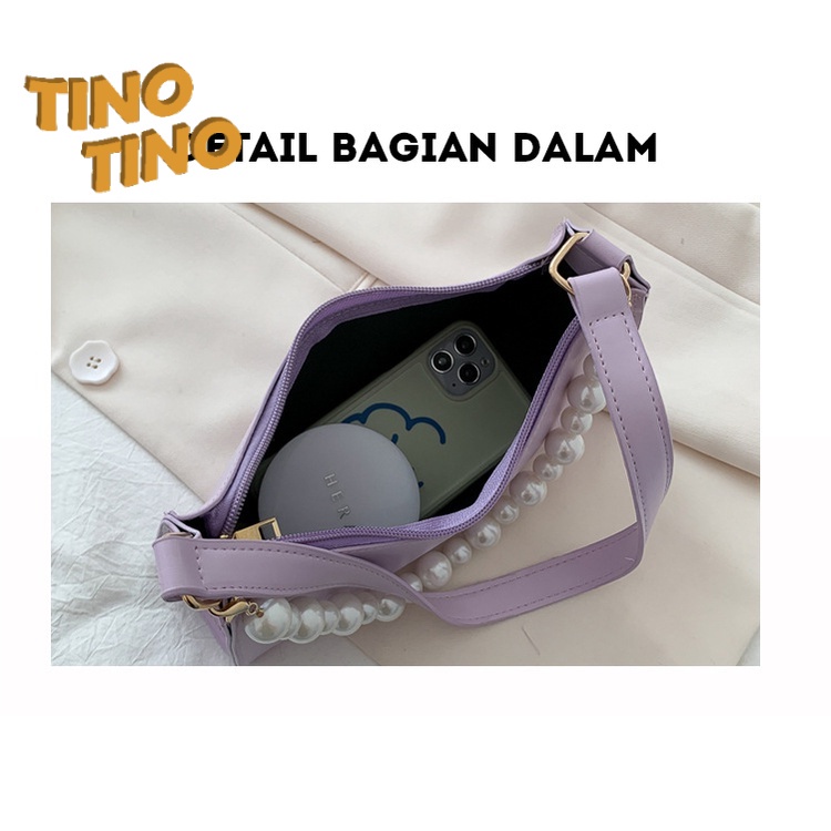 CJWB-6064 TINO TINO Tas Wanita-6064 Handbag Model Korea Terbaru Dengan Motif Mutiara