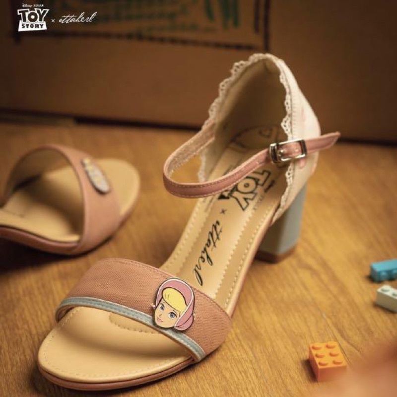 Ittaherl x Toy Story My Bo Peep Blockheels Blush Size 41