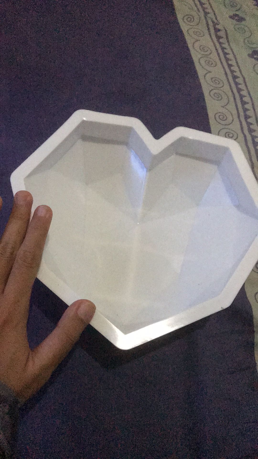 Cetakan Kue Mousse Bentuk Hati Bahan Silikon Untuk Dekorasi