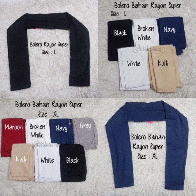 Manset Sambung Bolero Bahan Rayon Spandek Premium