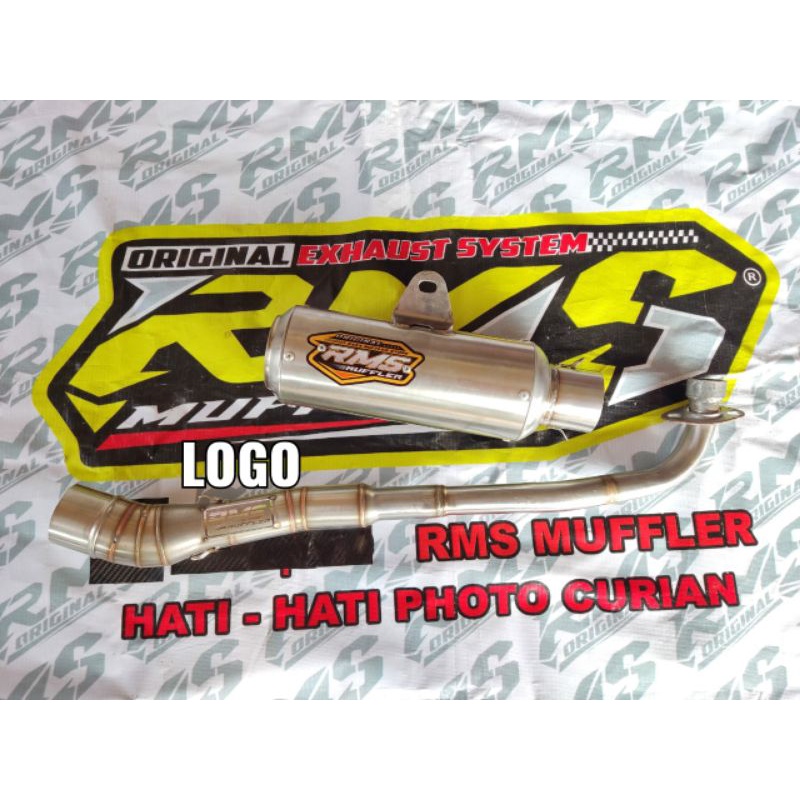Knalpot RMS Muffler Original gp1 Jupiter z vega r smash grand c70 shogun engkerr leher paten non sam