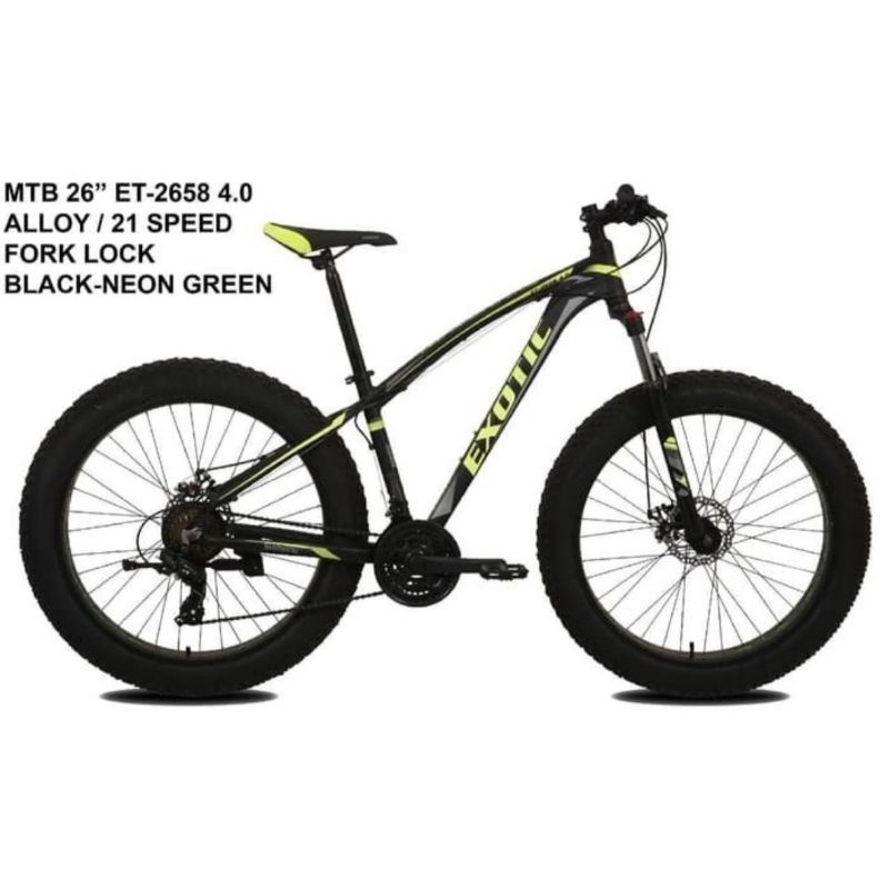 MTB 26 EXOTIC 2658 4.0 (FATBIKE) REM HIDROLIC