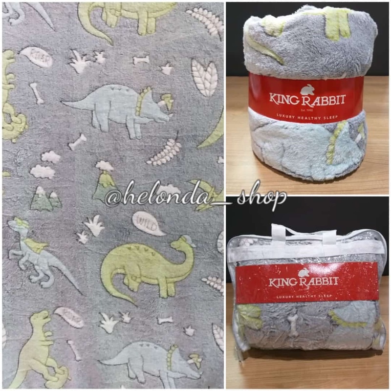 71. elimut King Rabbit Selimut Brasel Selimut Jysk Dansborg uk 150 x 200cm