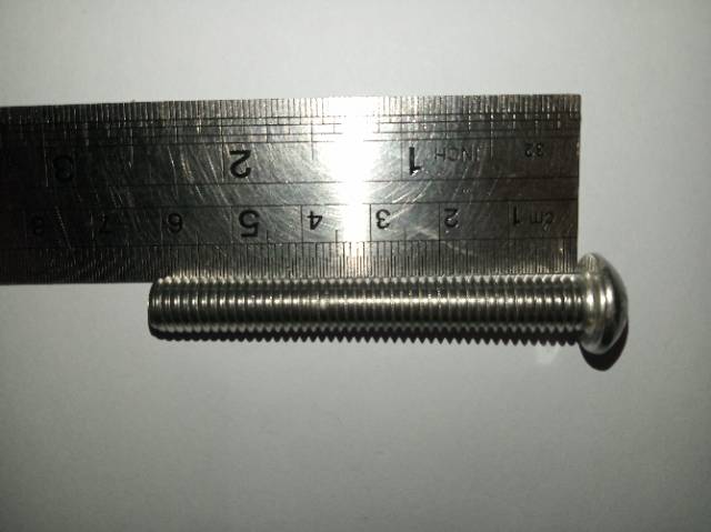 Button L M8 X 60 (6cm) stainless 304