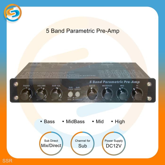 parametrik Pre amp - parametric digital karaoke car audio system ssr