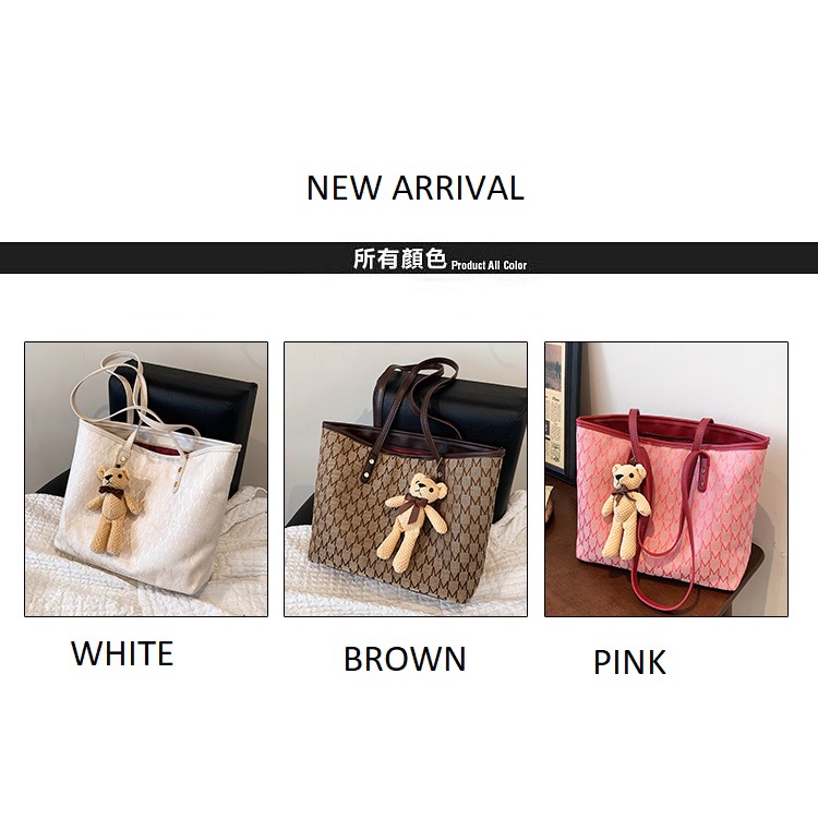 (2Pc Bisa 1Kg)GTBI998874299  New arrival  !!! Tas Tote  Tas Wanita Import Premium + Boneka