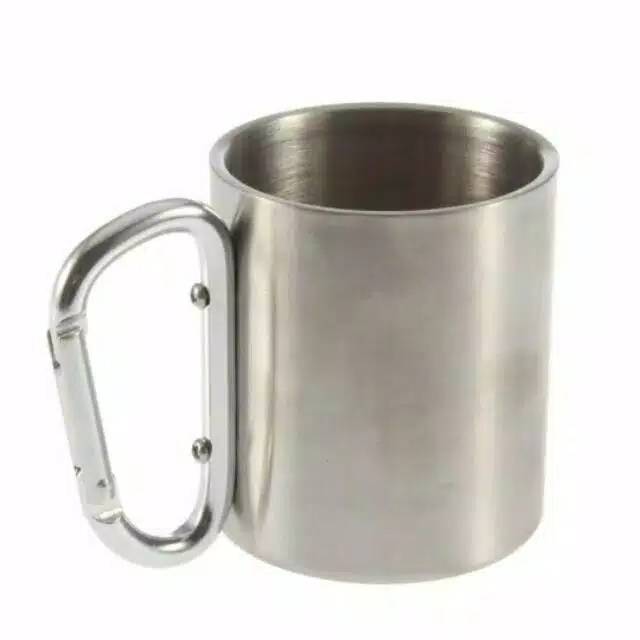 Gelas minum Mug carabiner mug camping mug hiking mug ...