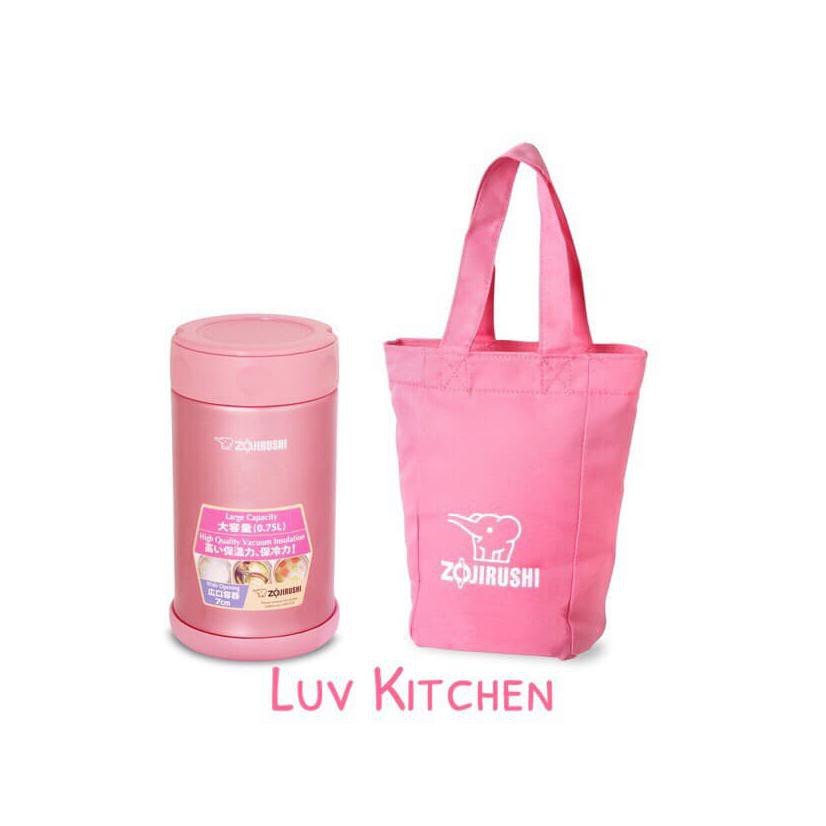 [[BISA COD]] Tas Food Jar Zojirushi - Biru Muda PROMO Kode 1478