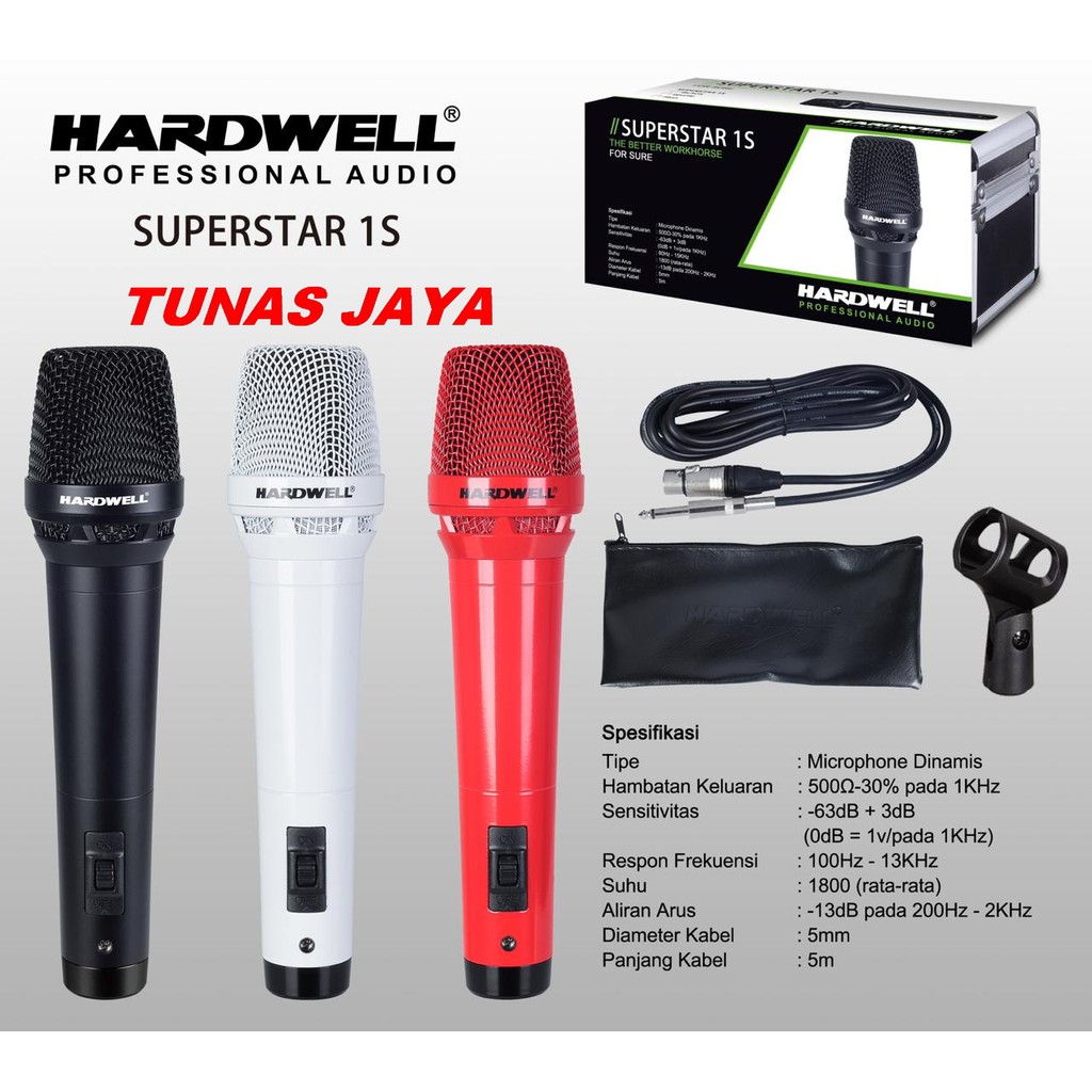 Mic Kabel HARDWELL SUPERSTAR1S SUPERSTAR 1S ( SWITCH ) ORIGINAL