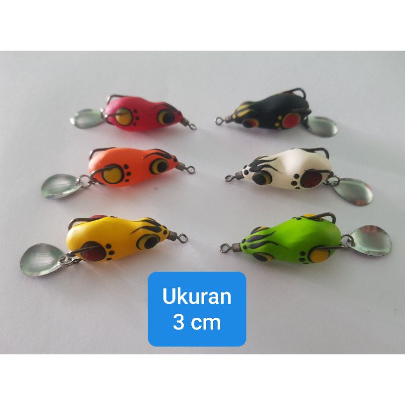 Soft frog umpan casting ikan gabus