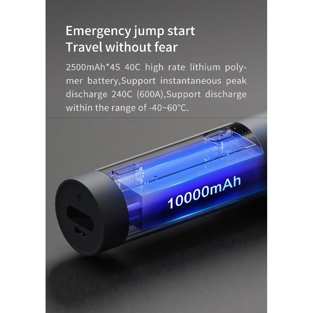 AKN88 - LYDSTO YM-XCYJDY01 - Portable 2 in 1 Vacuum Cleaner Dan Powerbank