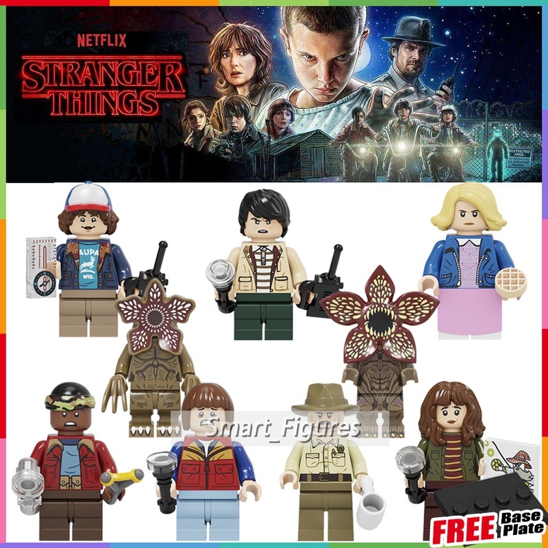 Mainan Action Figure Stranger Things Demogorgon Eleven Joyce Byers Lucas Sinclair CY1001 WM863