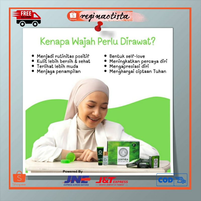 Leafhea Soap Sabun & Serum Paket Member 100%Original BPOM