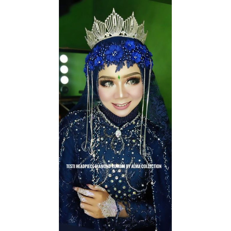 (COD) Headpiece hiasan kepala hiasan hijab pengantin