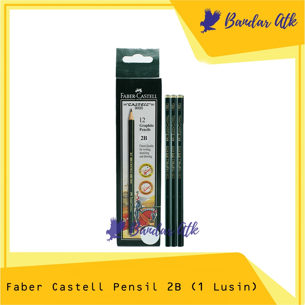 

Pensil Tulis Komputer Ujian 2B Faber Castell [1 LUSIN]