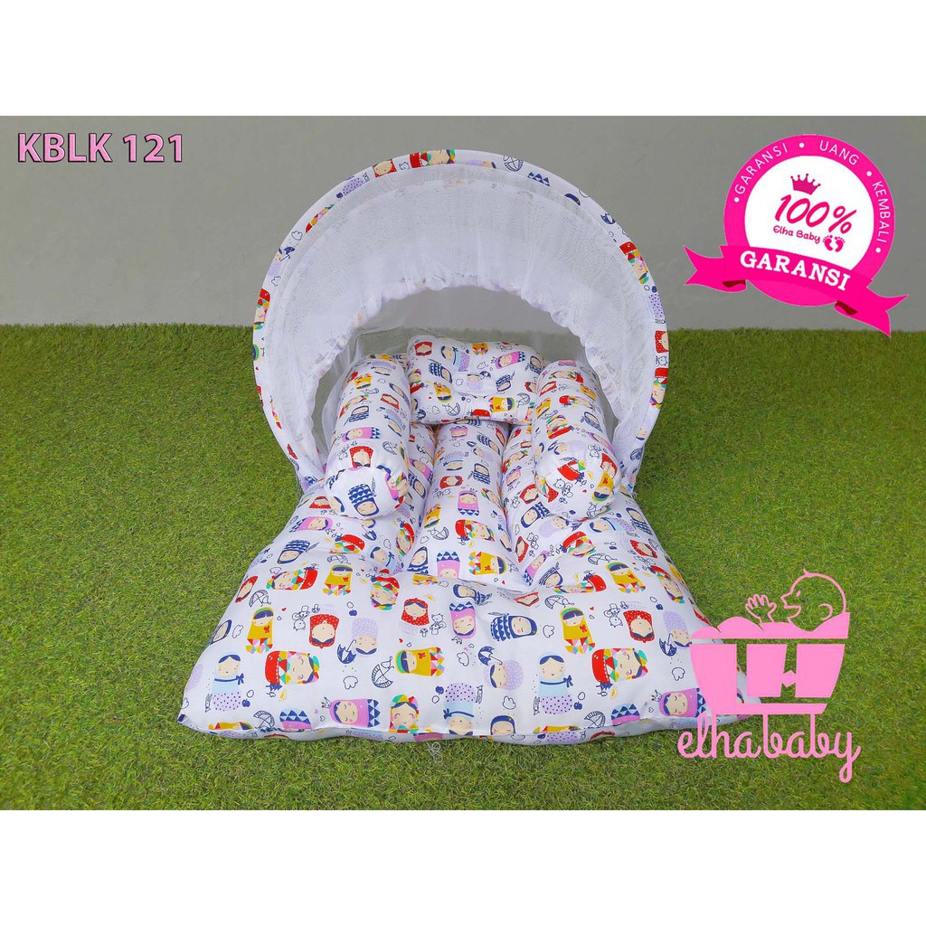 Kasur Bayi Kelambu Set Baru Lahir Murah Produk Tempat Tidur Lipat Baby Perlengkapan Bedding Box Lucu