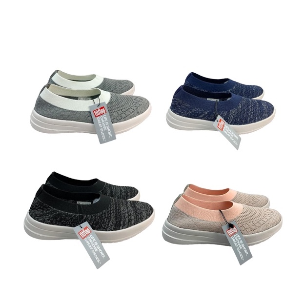 Sepatu Wanita Fitflop Terbaru Sepatu Cewek Kekinian AntiSlip Soft Mesh Sepatu Sneakers Wanita Tanpa Tali