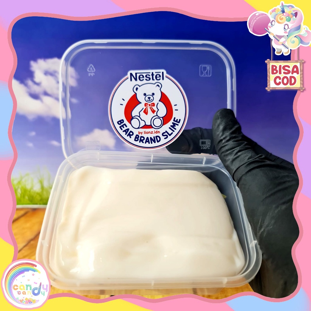 slime susu bare brand (mainan slime) 200cc by candycandy