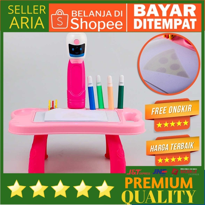 

[HIGH QUALITY] KINDER ART TABLE ORIGINAL MEJA LUKIS ANAK LED PROYEKTOR MEJA BERMAIN EDUKASI PELAJARAN MENGGAMBAR ANAK-ANAK BELAJAR GAMBAR MELUKIS MELATIH KREASI ANAK