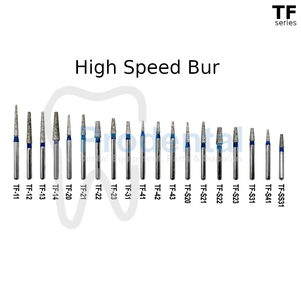 Dental Tappered Fissure / Dental Diamond Bur Mani (TF)