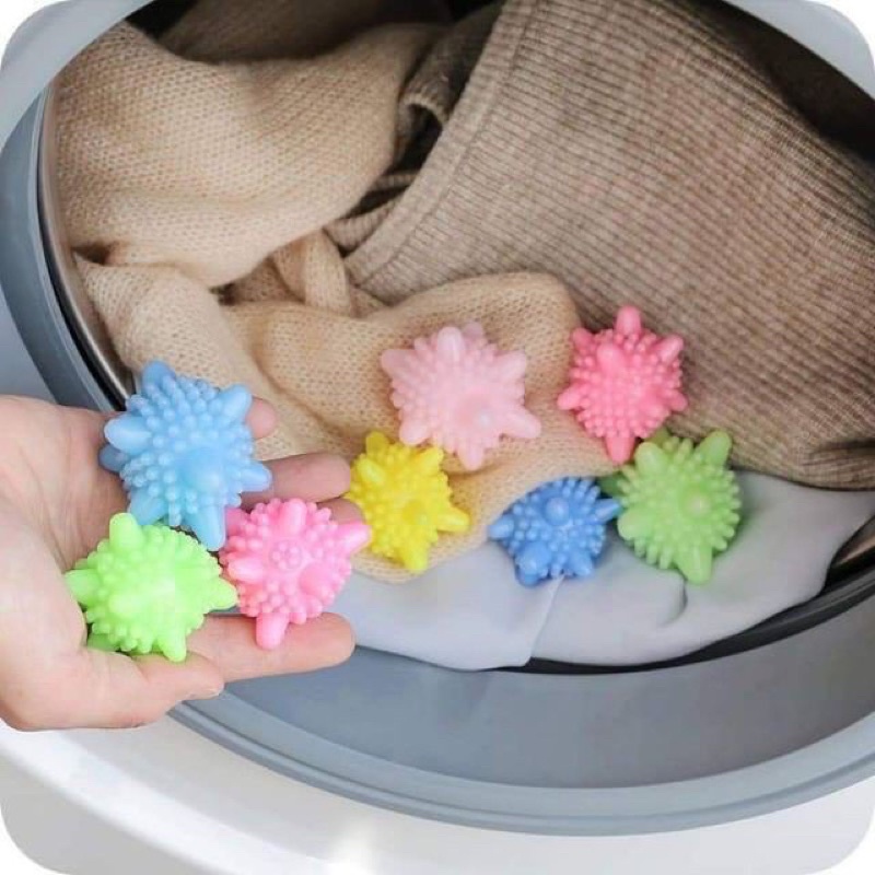 BOLA KARET MESIN CUCI / ALAT BANTU PEMBERSIH BAJU PAKAIAN WASHING LAUNDRY BALL / MAGIC LAUNDRY BALL