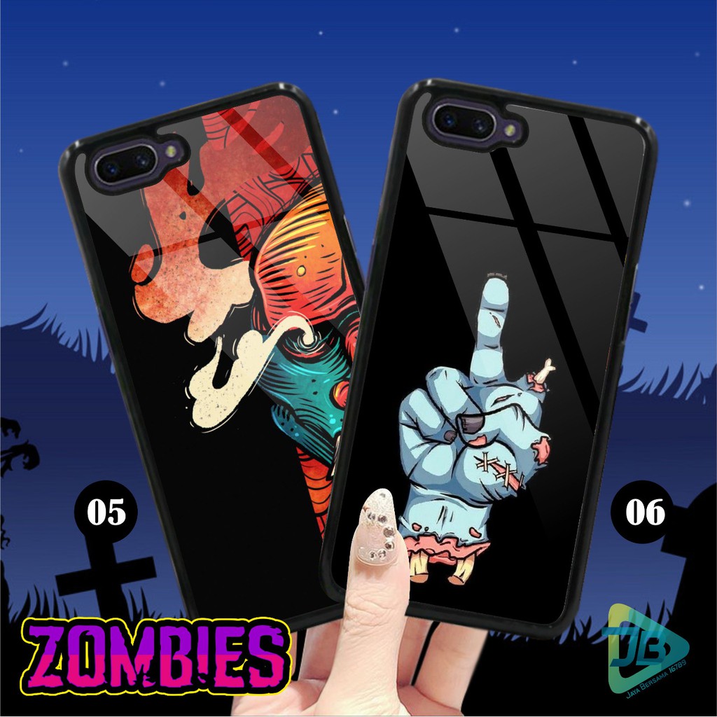 HARDCASE 2D GLOSSY ZOMBIES OPPO VIVO XIAOMI SAMSUNG REALME IPHONE ALL TYPE JB4679