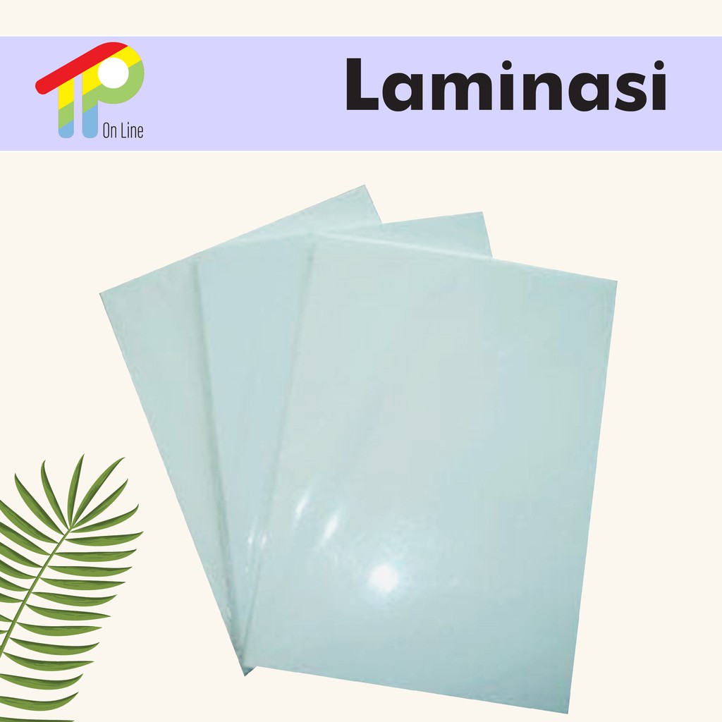 

TAMBAHAN LAMINASI UNTUK STIKER NAMA