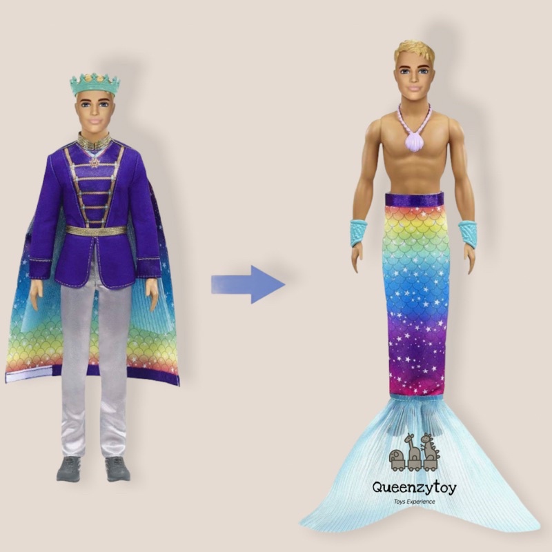 Ken Prince and Mermaid BARBIE