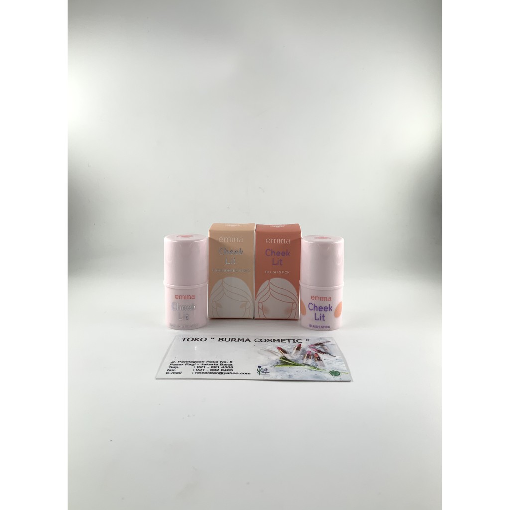 EMINA PAKET BUNDLING CHEEK LIT BLUSH STICK &amp; HIGHLIGHTER STICK