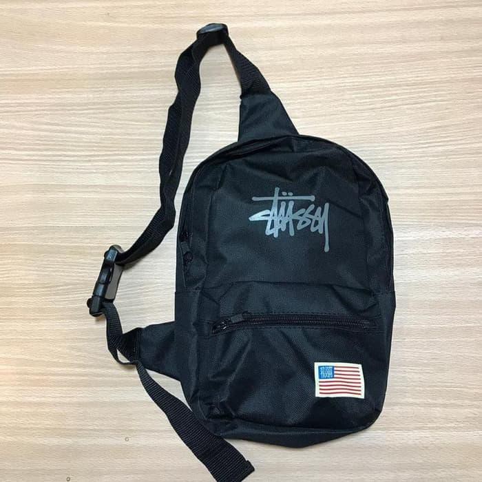 Terlaris Tas Selempang Pria Stussy Sling Bag Slingbag Troops READY STOCK