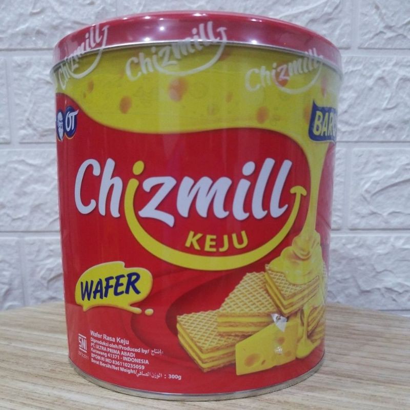 

Wafer Chizmill Keju kemasan kaleng (300gr)