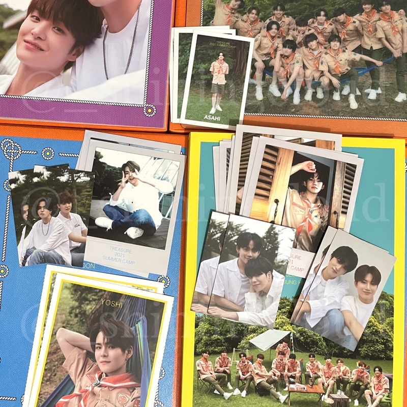 TREASURE - Summer Camp DVD Kit PC Holo Photocard Haruto Junkyu Asahi Jihoon Hyunsuk Jeongwoo Yoshi