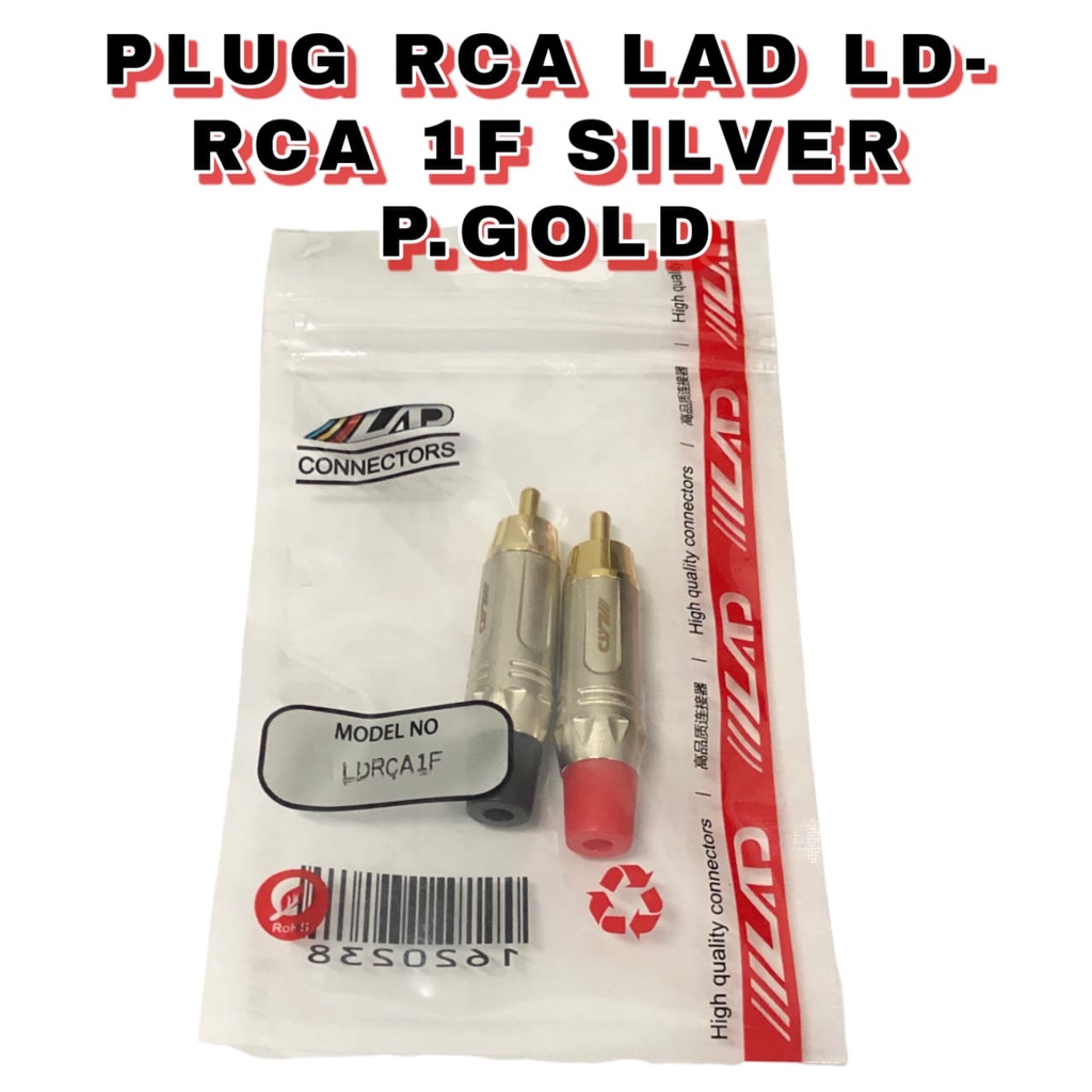 JACK RCA LAD LD-RCA 1F SILVER P.GOLD