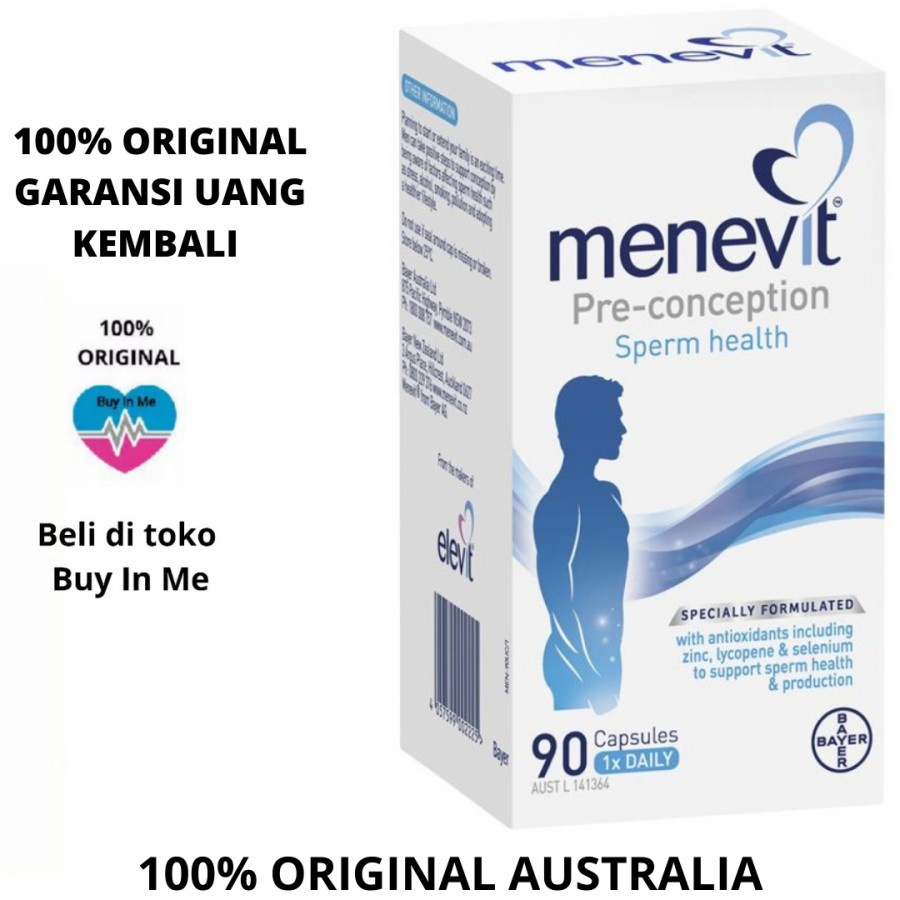 Menevit isi 90 -Menevit Male Fertility 90 CAPSULES - ELEVIT MEN