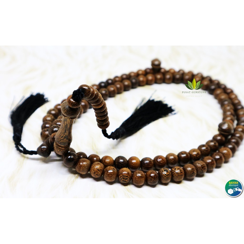 Tasbih Kayu Kelor 99Kayu Galih Kelor Natural