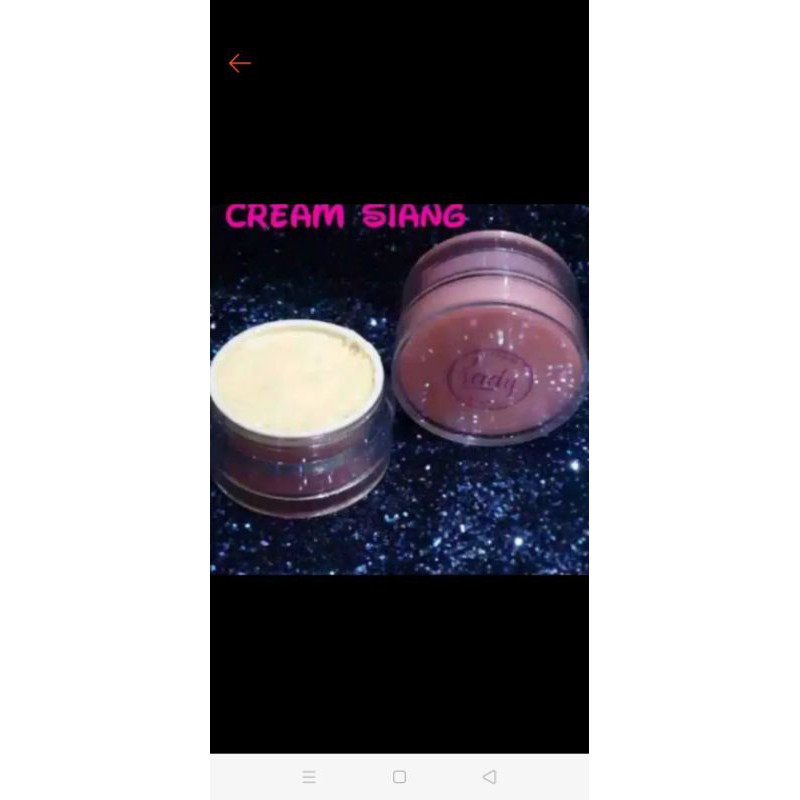 Ecer Cream Siang lady pink beauty skincare