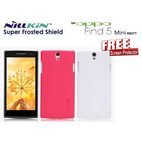 Case OPPO Find 5 Mini R827T : Hardcase NILLKIN Super Frosted ( + FREE SP)